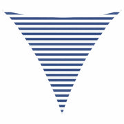Vela Parasole | Telo Ombra | Vela da ombra solare Blu e Bianco 3 x 3 x 3 m