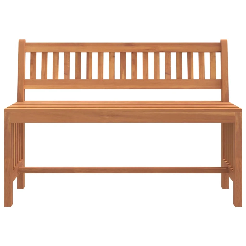 Panca da Giardino 110 cm Legno Massello di Eucalipto 363290