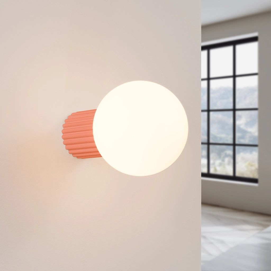 Applique Pure Lume SFERA pesca globo bianco G9 IP44