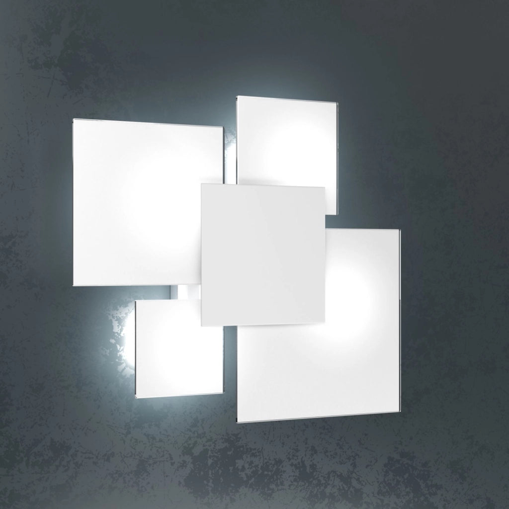 UPGRADE-45 APPLIQUE-PLAFONIERA 4 LUCI BIANCO 1148-45-BI