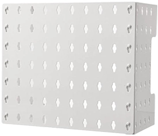 Pegboard a Soffitto Montato - Parete Multifunzionale - Blocca Polvere - Materiale ABS di Alta Qualità - Installazione Facile - Raddoppia la Capacità di Stoccaggio - Supporto per Parete