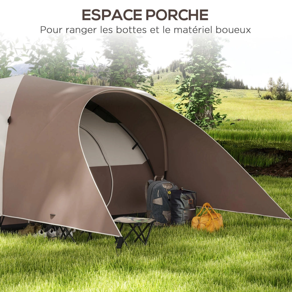 Tenda da campeggio 5-6 persone ¨C zephmum ¨C Impermeabile, ventilata, 550x300x198 cm