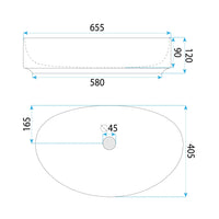 Lavabo Da Appoggio Rea Joana 65