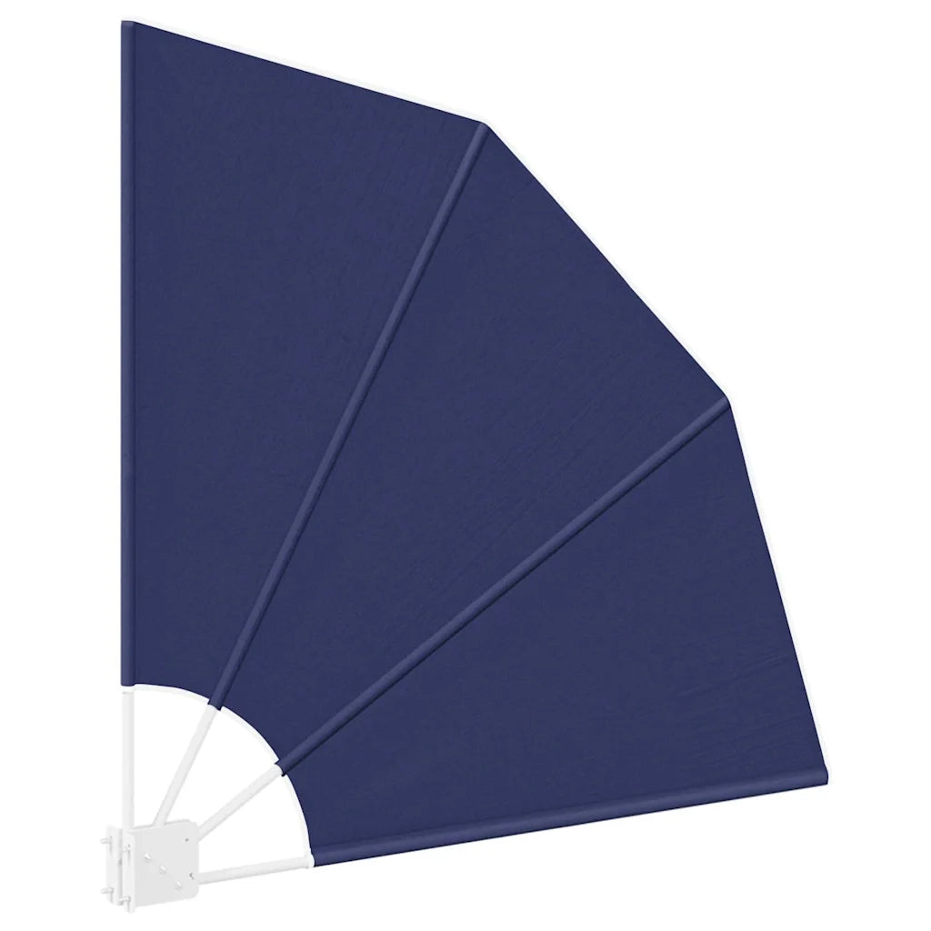 vidaXL Schermo di Privacy per Balcone Blu marino 115 x 115 cm Tessuto