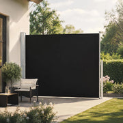 Extendable Side Awning 220x300 Cm Black