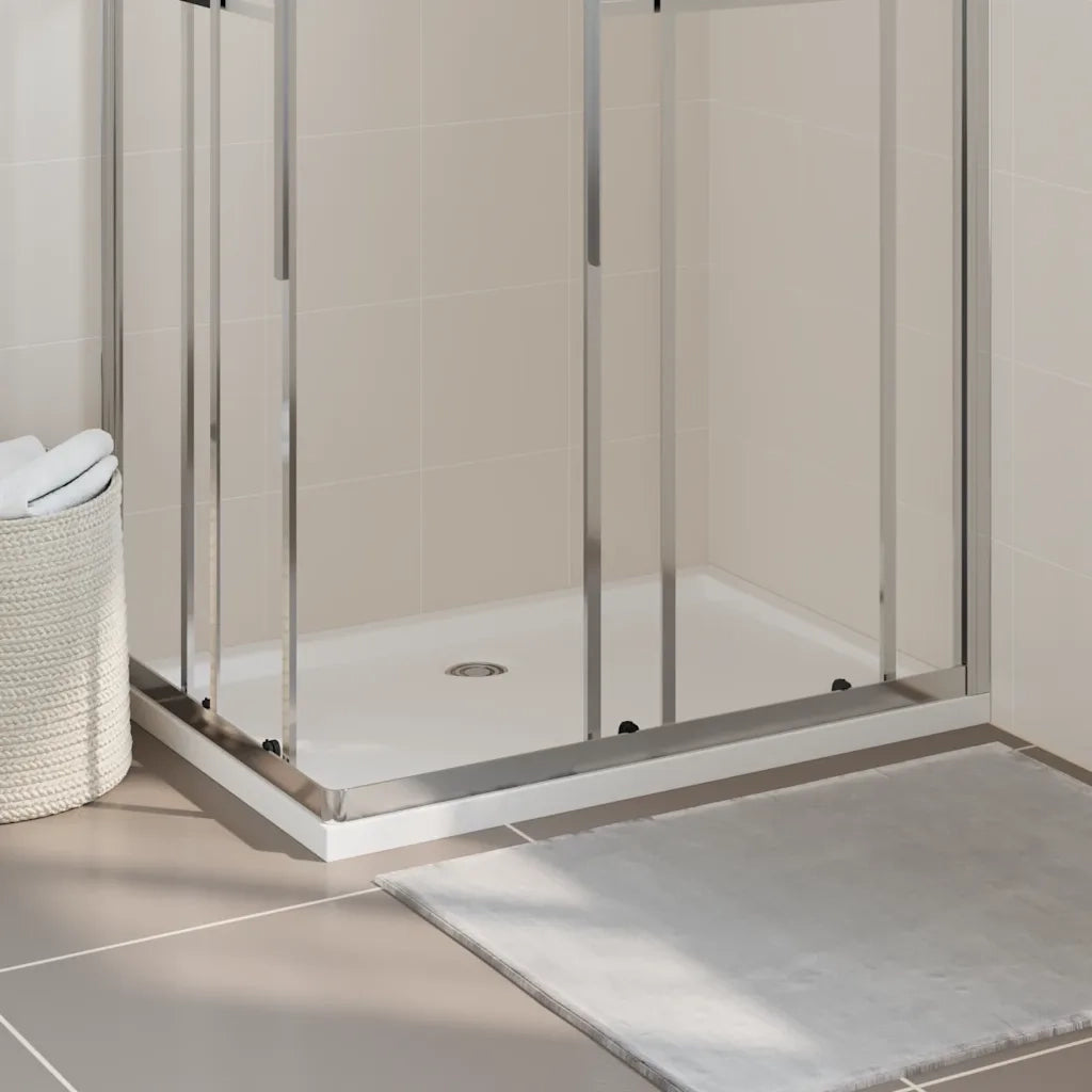 Piatto Doccia in ABS Rettangolare Bianco 70x100 cm CFW5654438