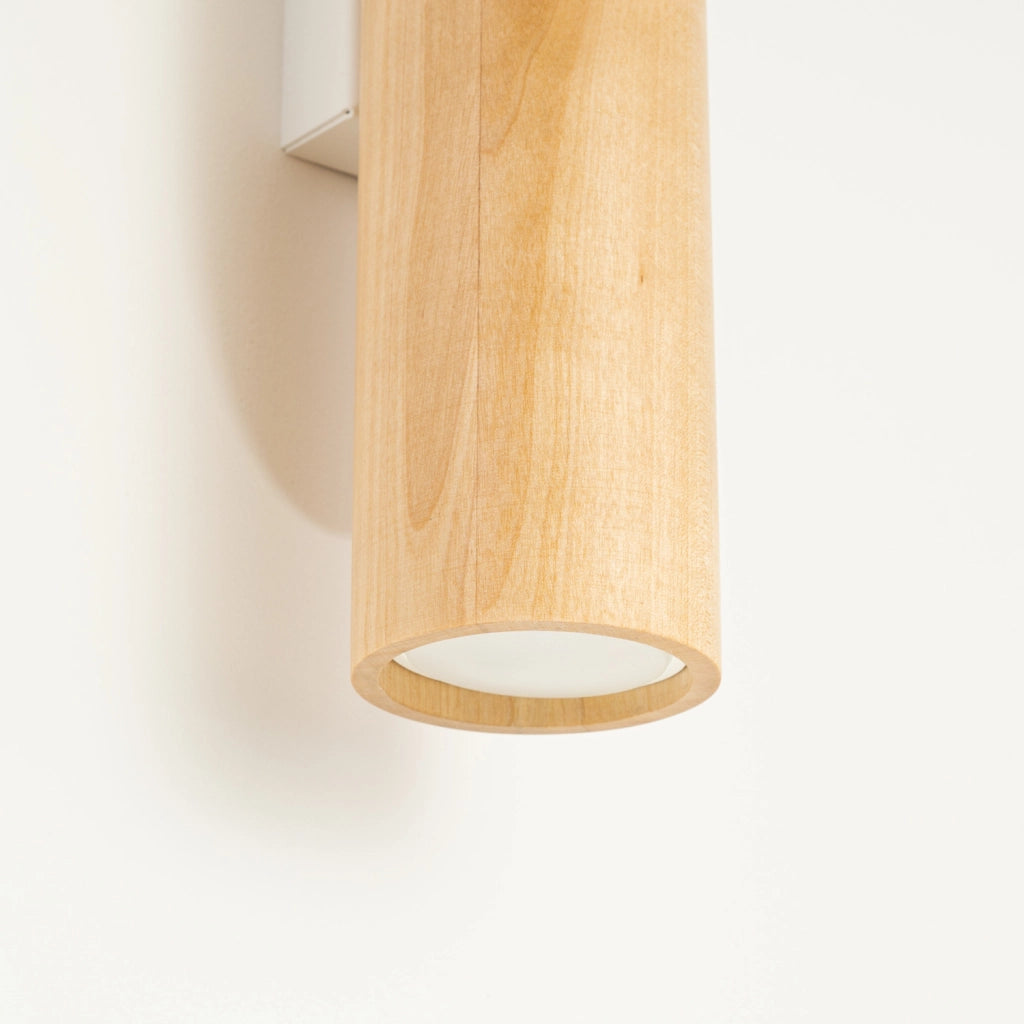Applique scandinava legno/bianco up&down 2xGU10 Casano