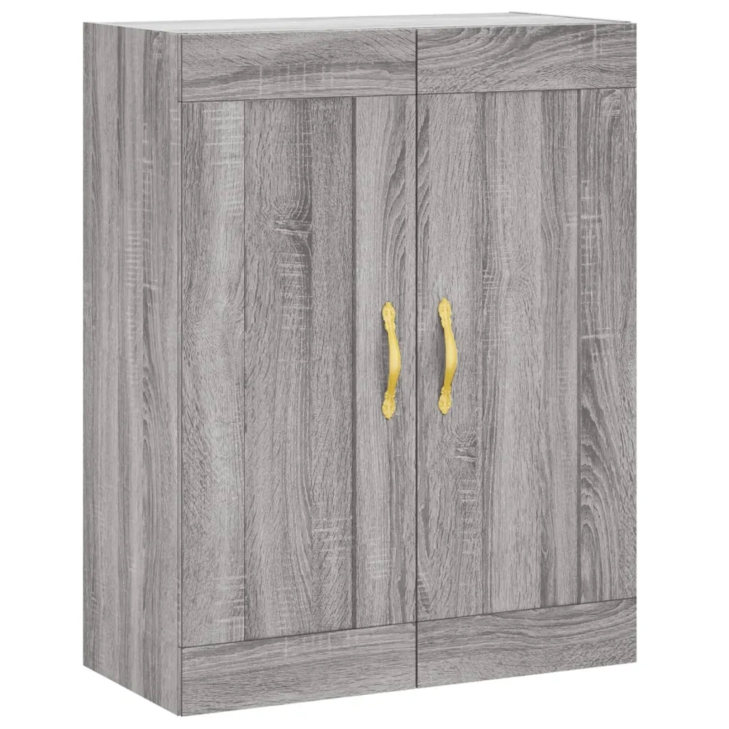 Armadietti a Parete 2 pz Grigio Sonoma in Legno Multistrato CFW2006673