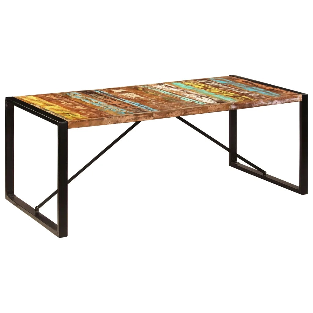 Tavolo da Pranzo 200x100x75 cm in Legno Massello di Recupero 247412