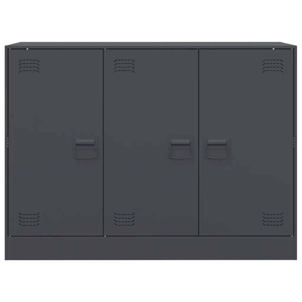 Credenza Antracite 99x39x73 cm in Acciaio 841723