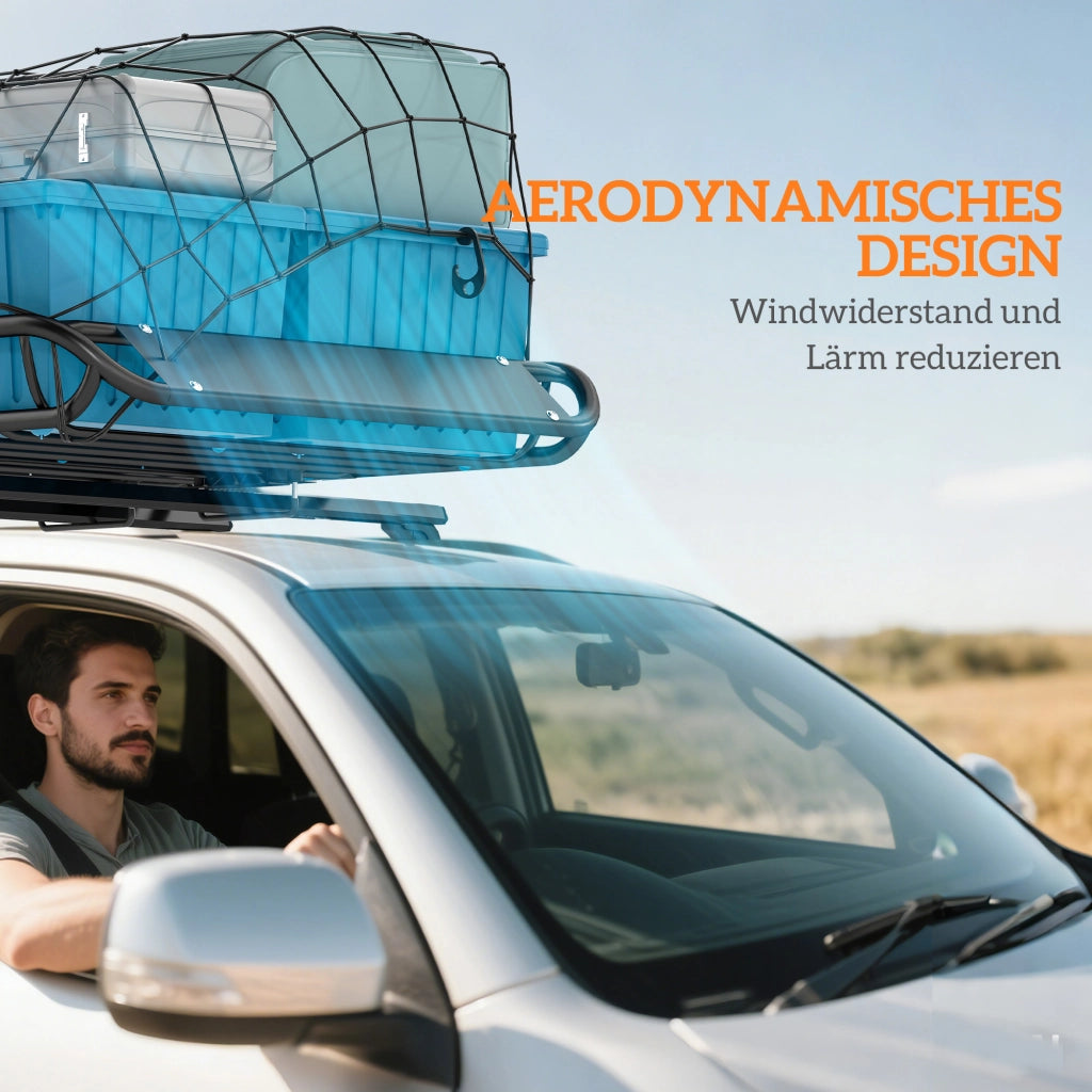 Portabagagli Universale per SUV e Camion ¨C zephmum ¨C Nero 116x92x11.5 cm