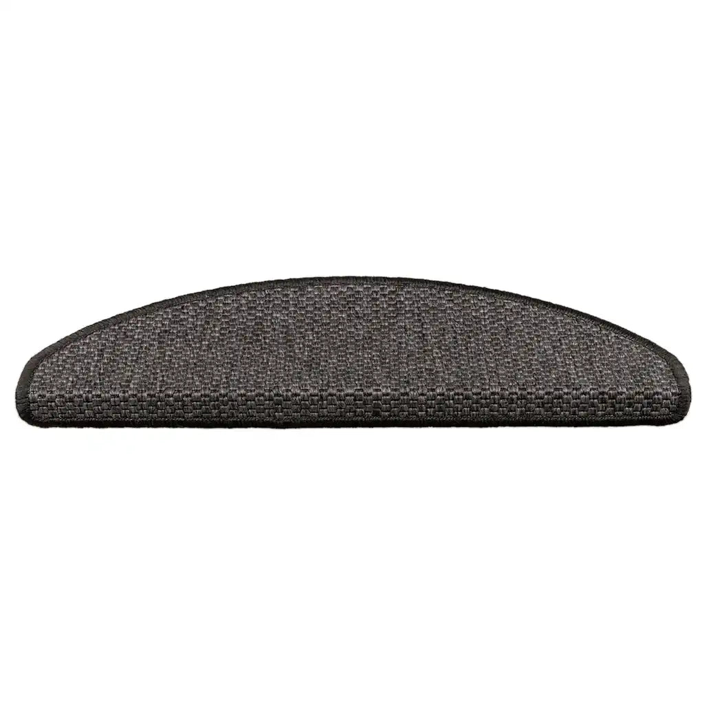 Tappeti Autoadesivi Scale Aspetto Sisal 15pz 65x21x4 Antracite 326873