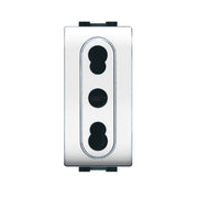 LIFE 4045 WH PRESA BIVALENTE BIANCO- ELETTROCANALI- 12,0 pz