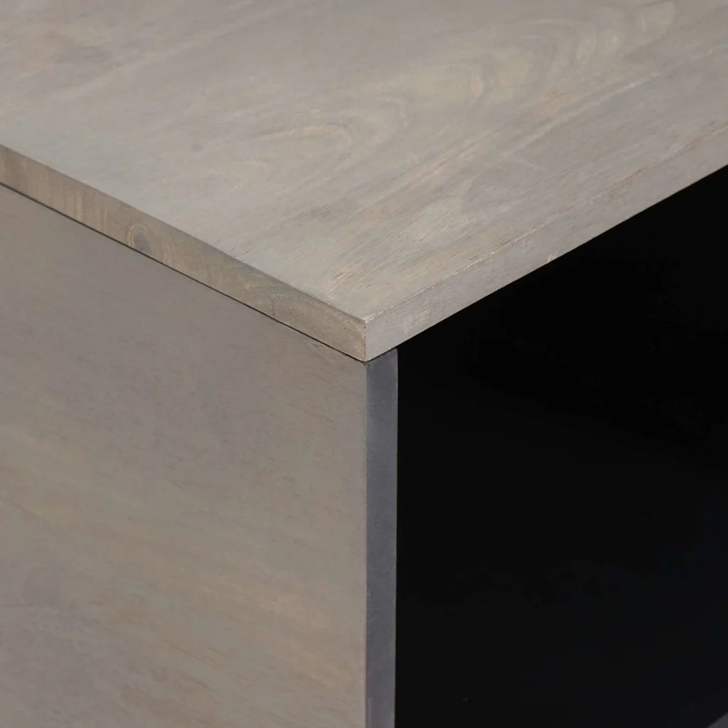 vidaXL Tavolino da salotto Grigio 80 x 50 x 40 cm