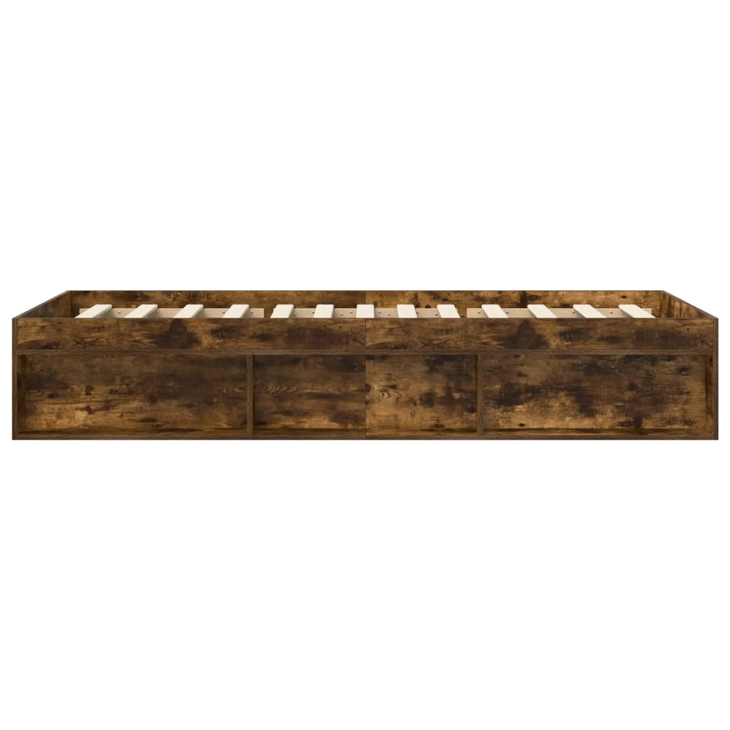 Telaio del letto con storage Rovere Fumo 80 x 200 cm 3429519