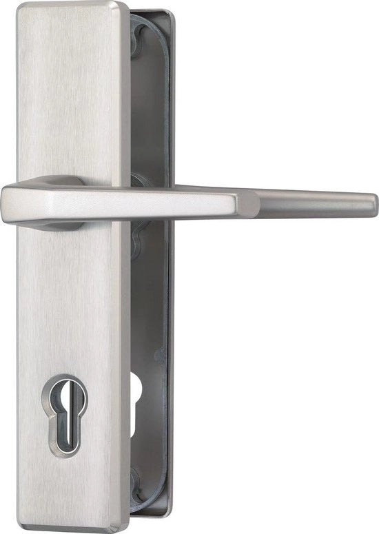 Fitting di sicurezza per porte HLS214 F9 con campanello su entrambi i lati, acciaio inossidabile. 31699