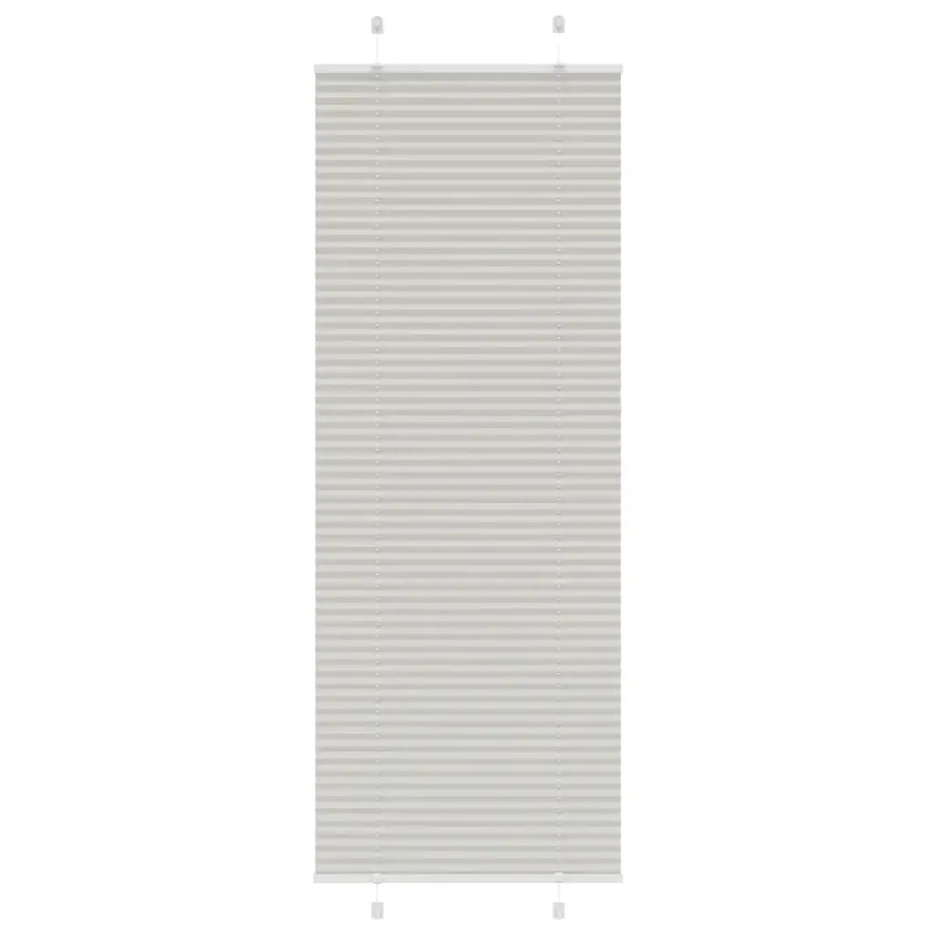 Tenda Plissettata Grigio Chiaro 80x200 cm Larghezza Tessuto 4015360