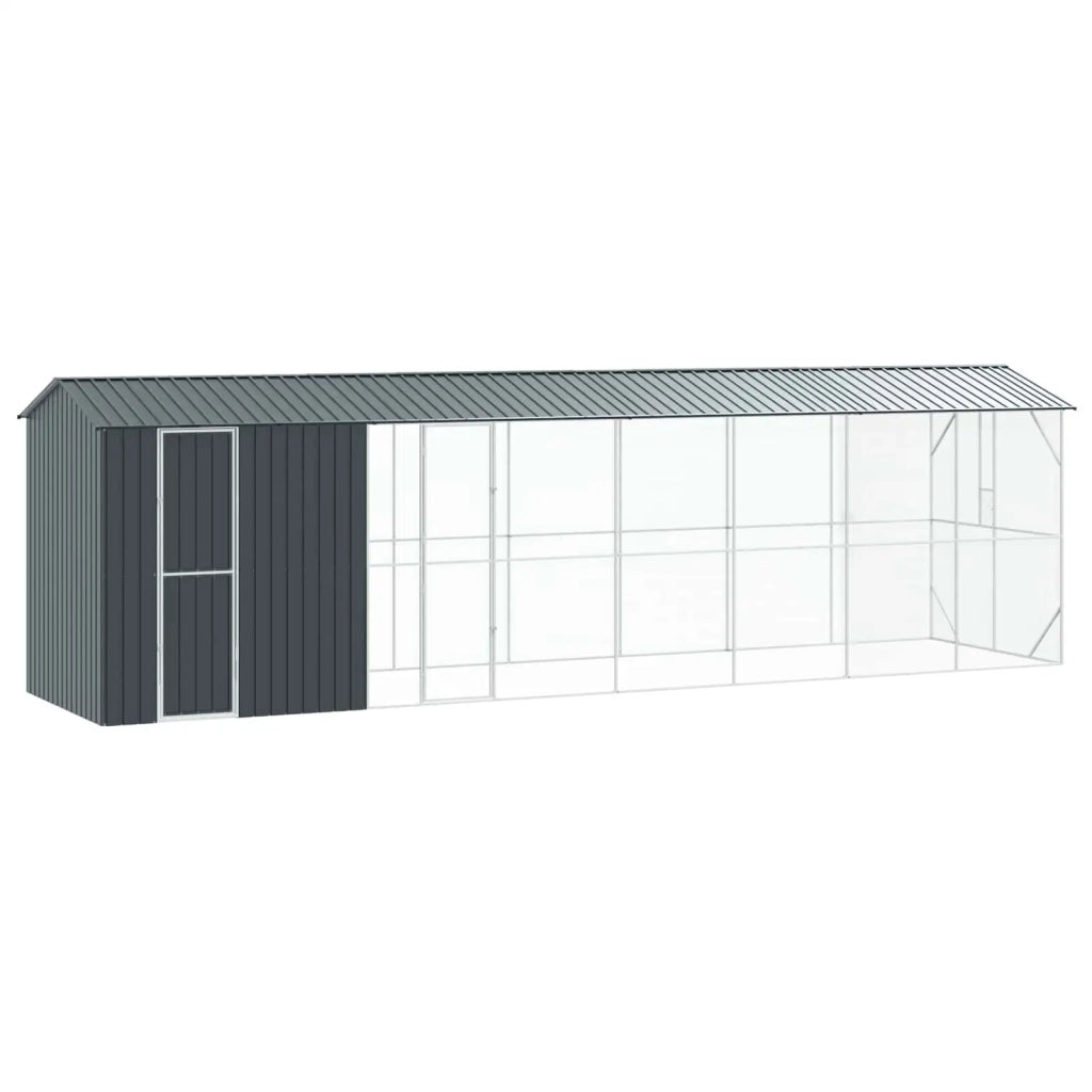 Gabbia per uccelli Antracite 860 x 208 x 247 cm Acciaio zincato 3325155