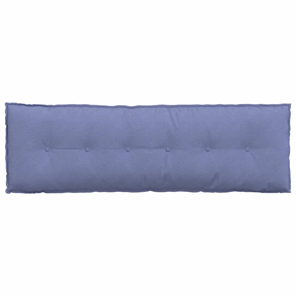 Cuscino per Schiena Blu jeans 160 x 19 x 50 cm Tessuto