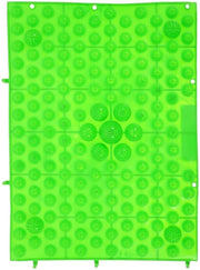 Pavimento per massaggi ai piedi con tecnica di acupressione verde - mattonella per zone di riflesso - miglioramento del flusso sanguigno - riduzione della fatica - ripiegabile - materiale TPE
