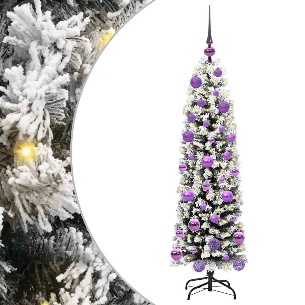 Albero di Natale artificiale con 150 LED Verde 120 cm 3395002