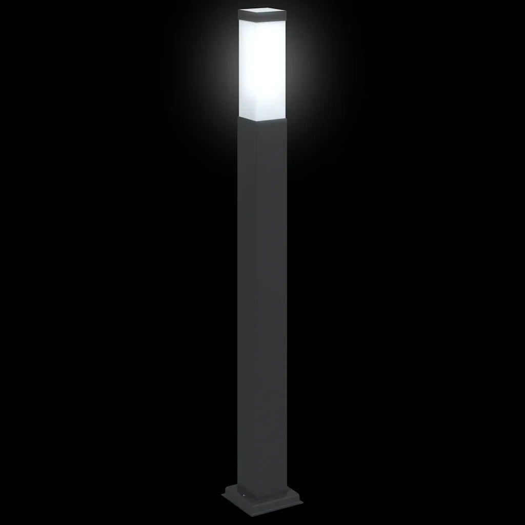 Lampioni a palo 3 pz 80 cm Nero IP44 4006074