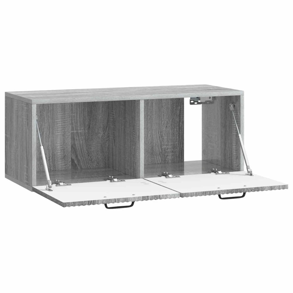 Mobile Porta TV da Muro Grigio Sonoma 78,5 x 31 x 30 cm