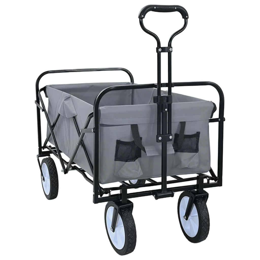 Carrello a Mano Pieghevole Grigio 94 x 53 x 99 cm CFW7514787