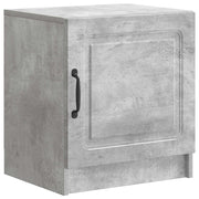 Armadio da Notte Grigio Cemento 43 x 34,5 x 47 cm