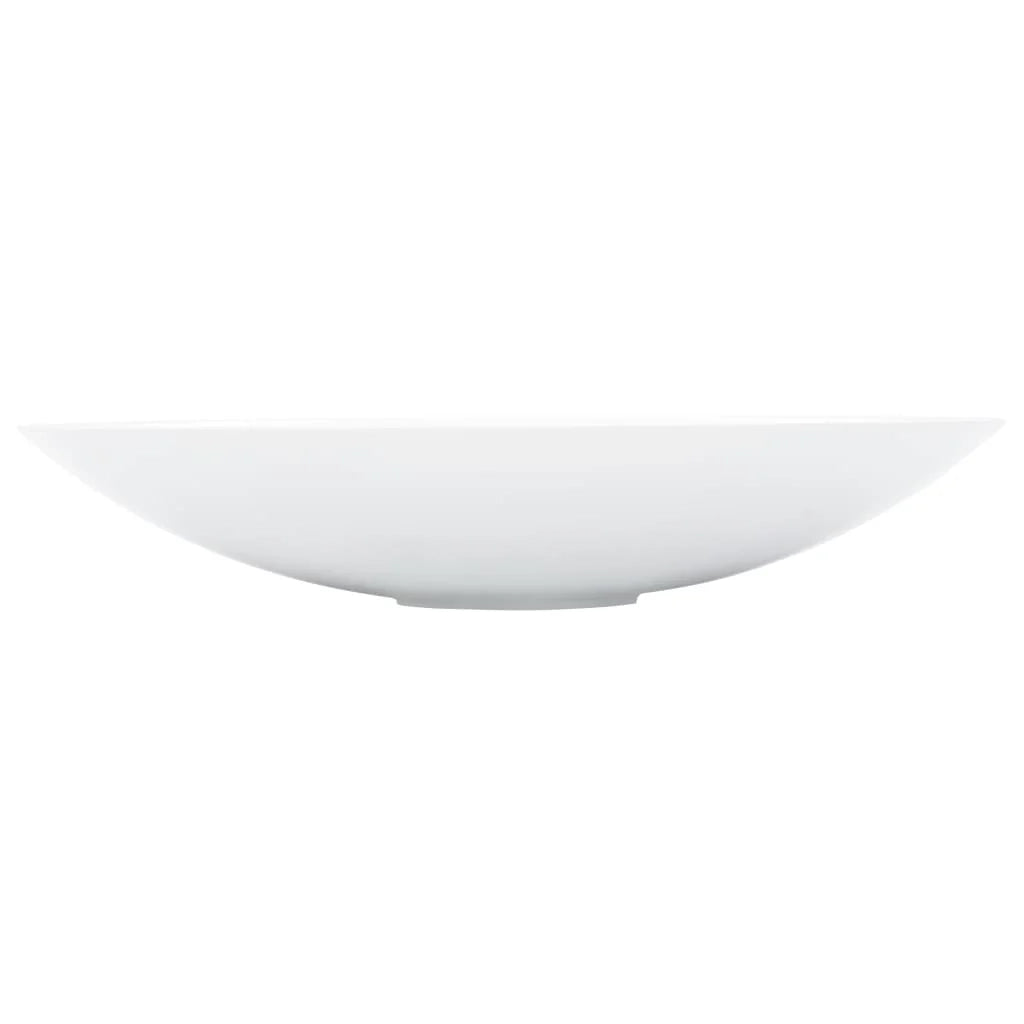 Lavabo lavabo lavabo da appoggio lavabo sospeso interno del bagno bagno di servizio cabina WC casa 59,3 x 35,1 cm ghisa minerale bianco 02_0002638