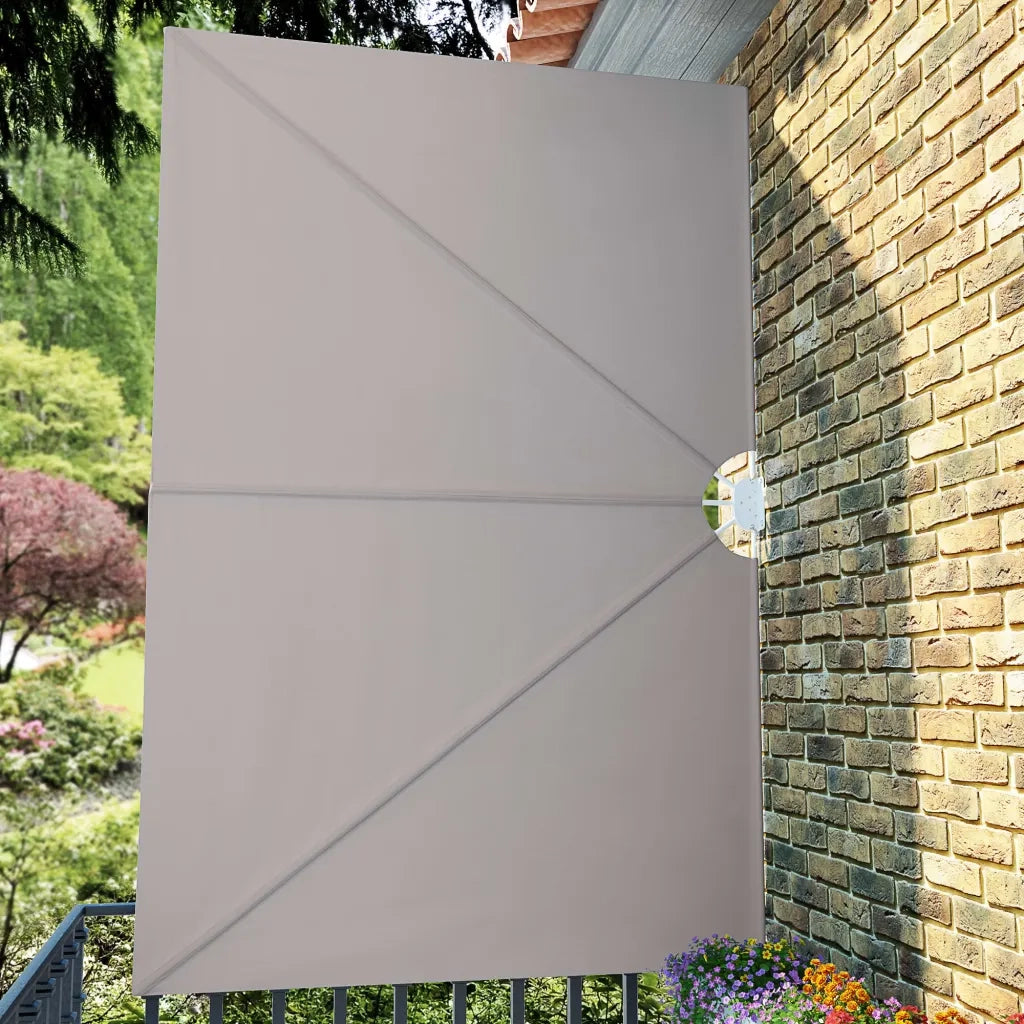 Tenda Laterale per Terrazza Pieghevole Crema 300x200 cm 44569