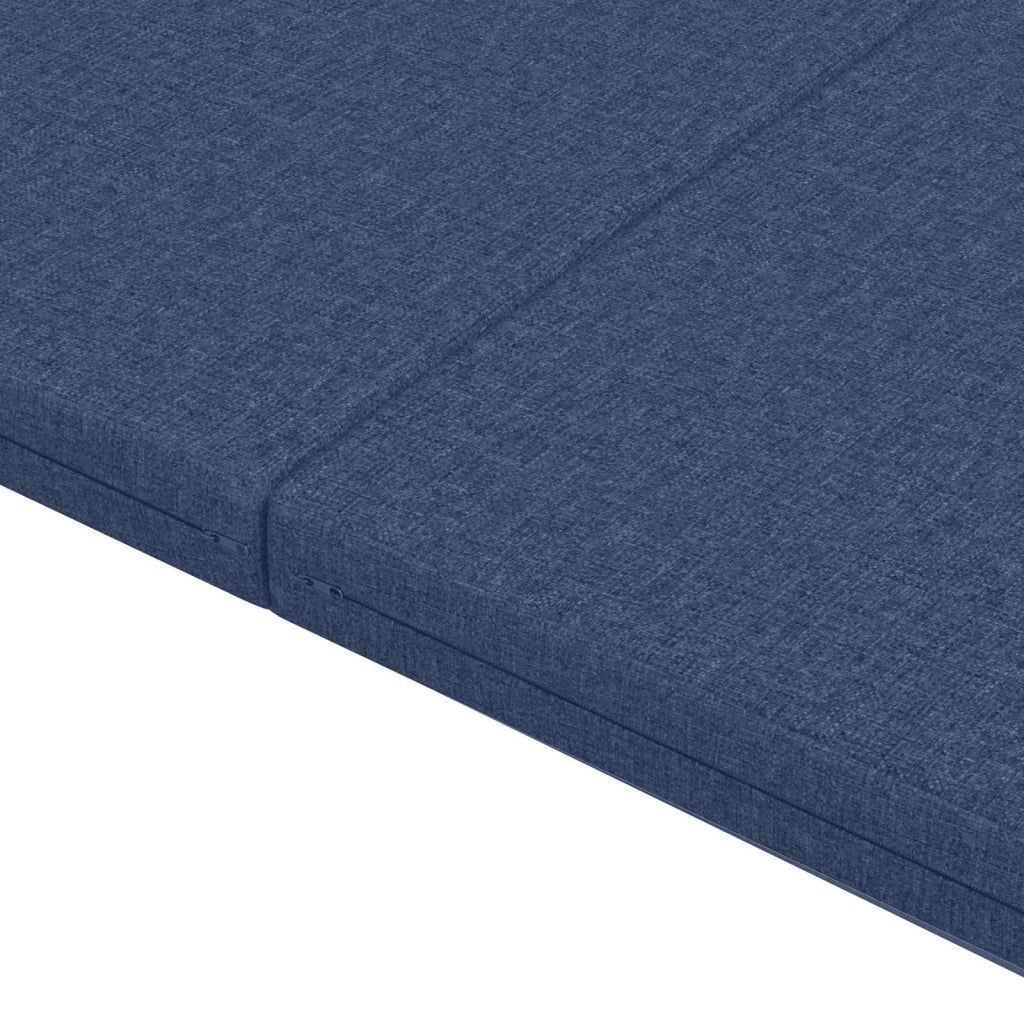 Divano Letto Pieghevole 140 x 67 x 45 cm Blu 900273