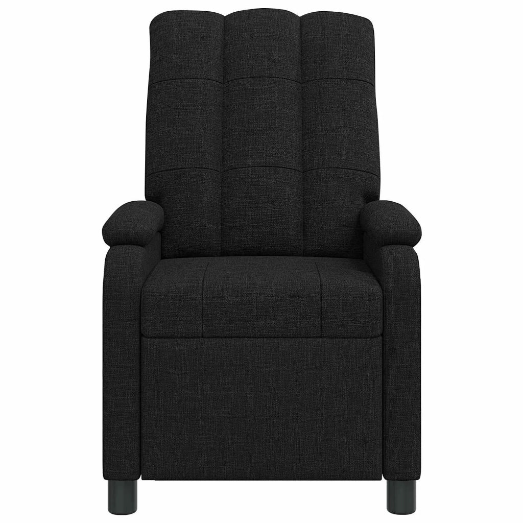 Divano Sedia-Poltrona reclinabile Nero Tessuto 915256