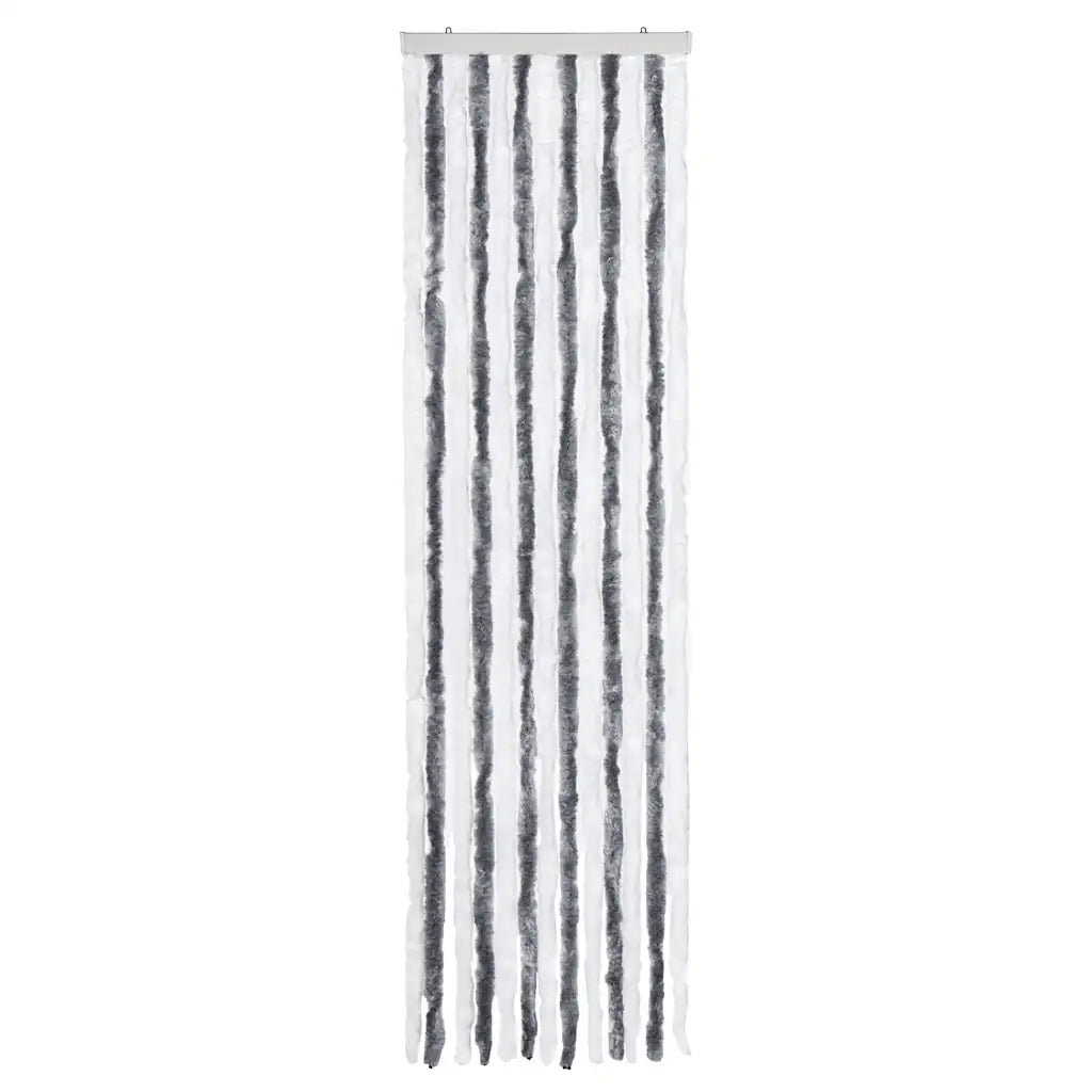 Zanzariera Grigio e Bianco 56x185 cm Ciniglia CFW1910994