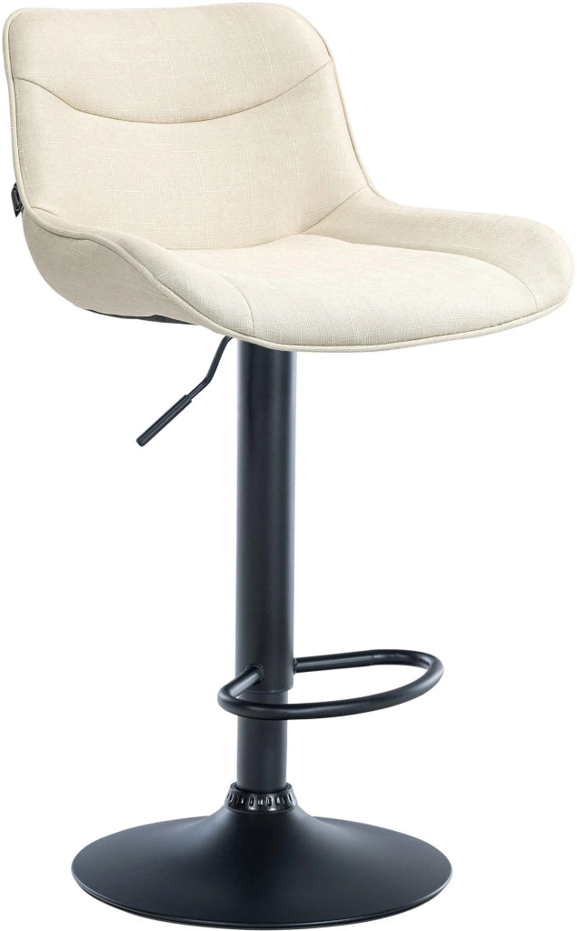 Barhocker Vonore Stoff schwarz