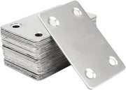 Pannelli scorrevoli 30 pezzi - Supporto in acciaio inossidabile - Piattaforma di connessione - Sostegno per la riparazione - 120 viti - Finitura a setole argentate