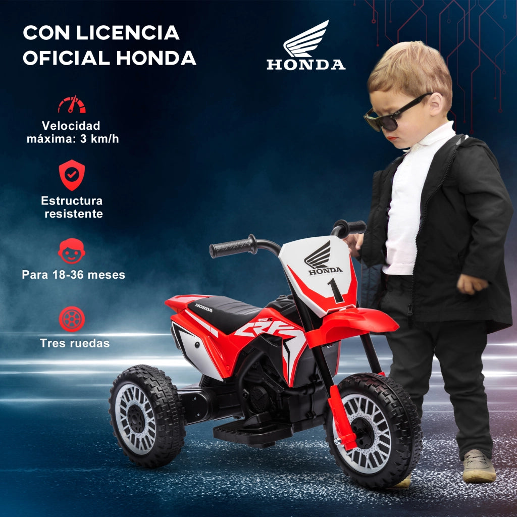 Moto Elettrica Bambini Honda CRF450RL ¨C zephmum ¨C Rosso 71x40.5x43.5 cm