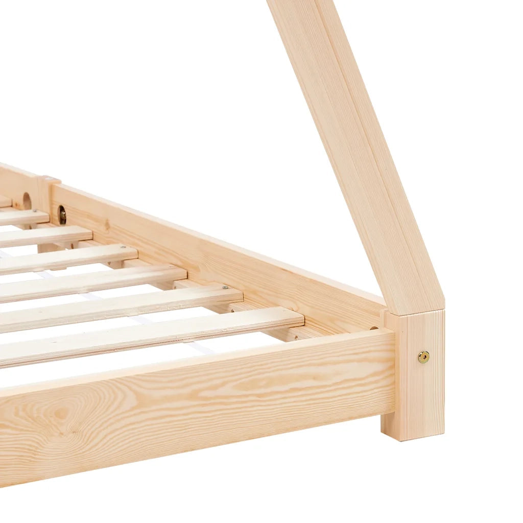 Giroletto per Bambini in Legno Massello di Pino 80x160 cm 283356