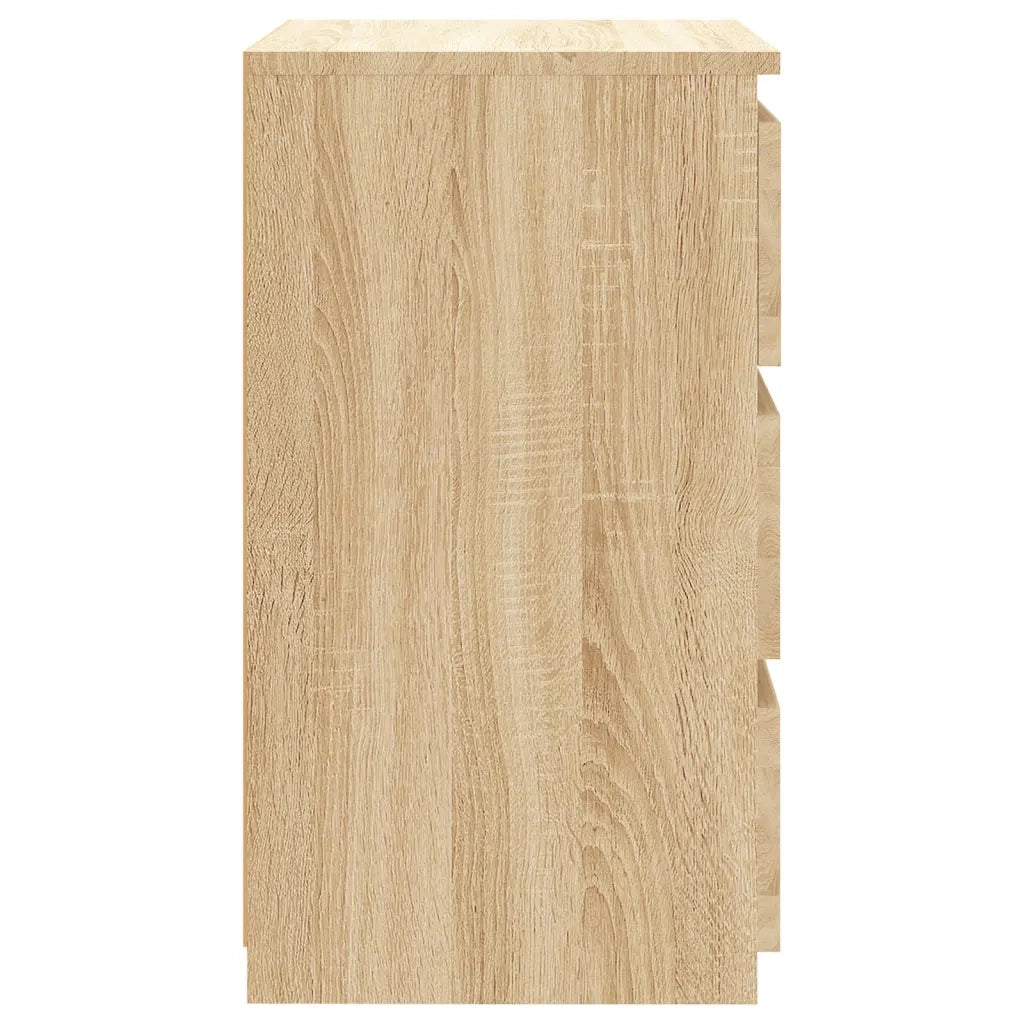 Comodino Rovere Sonoma 40x35x62,5 cm in Legno Multistrato 806217
