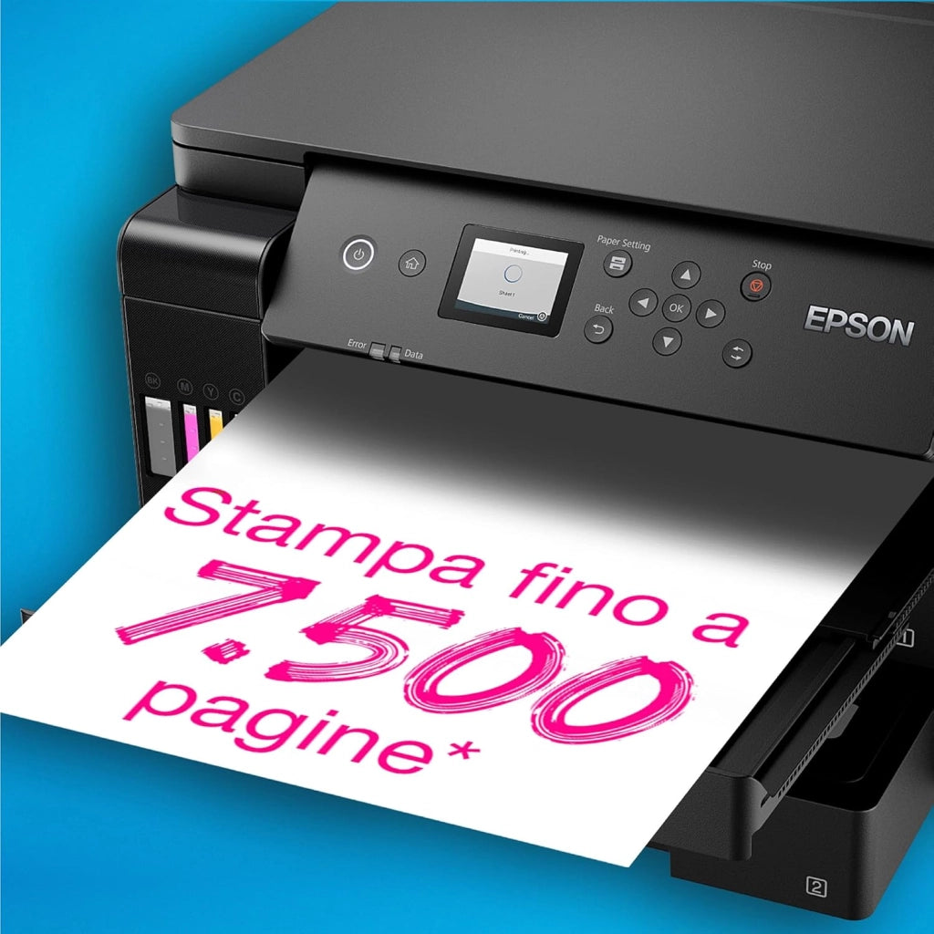Epson EcoTank ET-16150 Stampante con Serbatoi D’inchiostro | Piccolo Ufficio e Azienda | Wi-Fi | A3+ | Stampa Fronte/Retro | Display LCD 6.1 cm | 3 Anni D'Inchiostro Inclusi