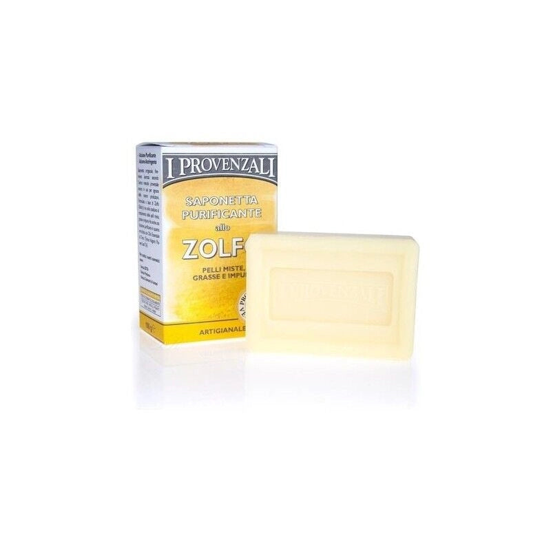 I PROVENZALI SAPONETTA PURIFICANTE ALLO ZOLFO 100GR PELLI MISTE GRASSE E IMPURE