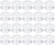 Set di pulitori universali in plastica per macchine da cucire - 20 pezzi - Scatola trasparente - Dimensione D - Accessori per cucire