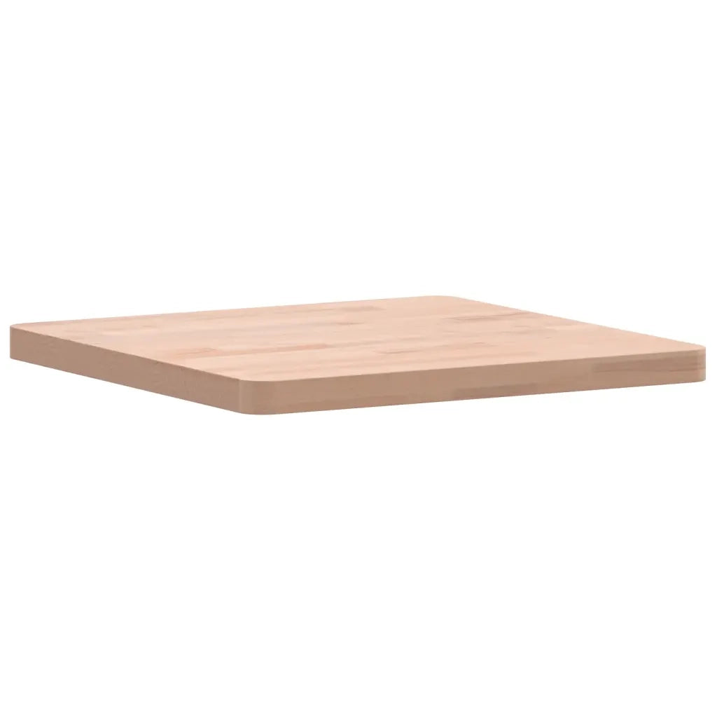 Piano per Tavolo 40x40x2,5 cm Quadrato Legno Massello di Faggiocod mxl 131304