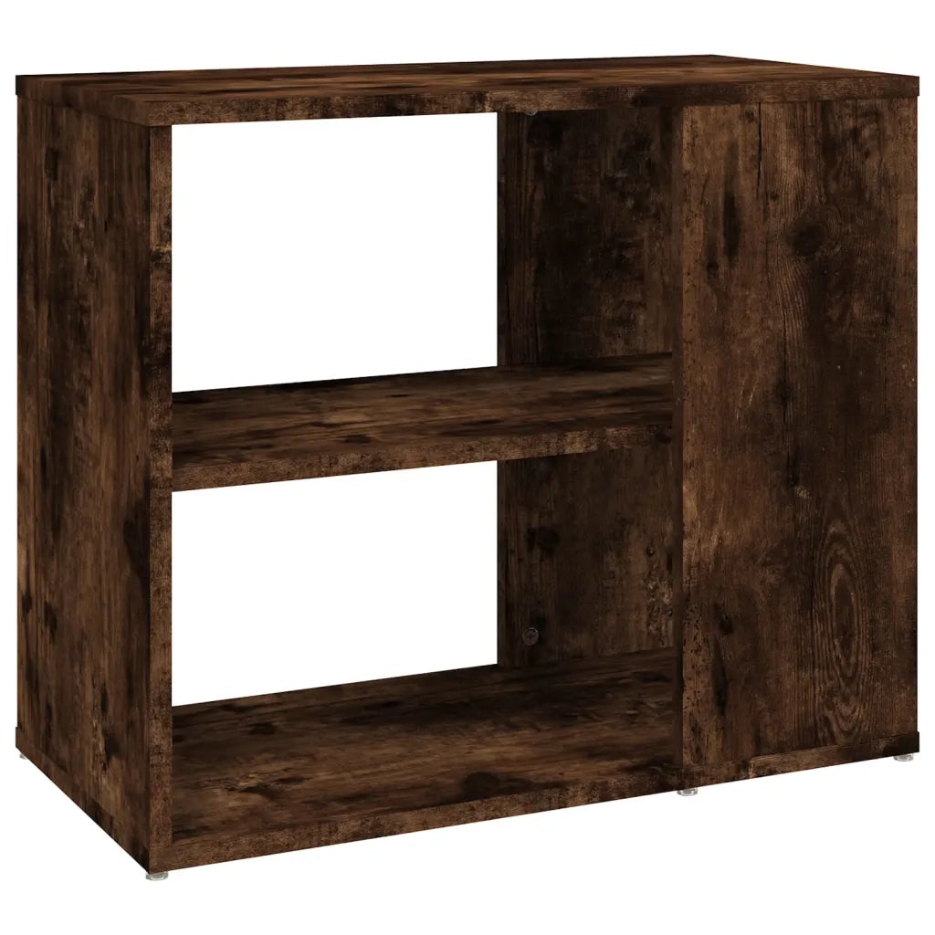 Mobiletto Laterale Rovere Fumo 60x30x50 cm in Legno Multistrato 815813