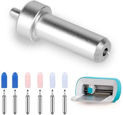 Set di coltelli per taglio 6 pezzi - Lame per taglio - Misuratore con custodia - Accessori per Cricut Joy - Acciaio wolframico - Affilati e resistenti