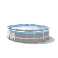 26730NP - Piscina Prism Clearview Cm 488X122 Con Pompa Filtro, Scaletta, Telo Base E Copertura