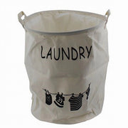 Trade Shop - Cesto Porta Biancheria Con Manici Sacca Panni Sporchi Bagno Casa 35 X 45cm 10470 -