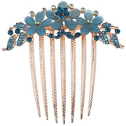 Accessori per capelli con decorazioni in strass - fiori - 9,3 x 9,3 cm - leggero - per bambine - per matrimoni