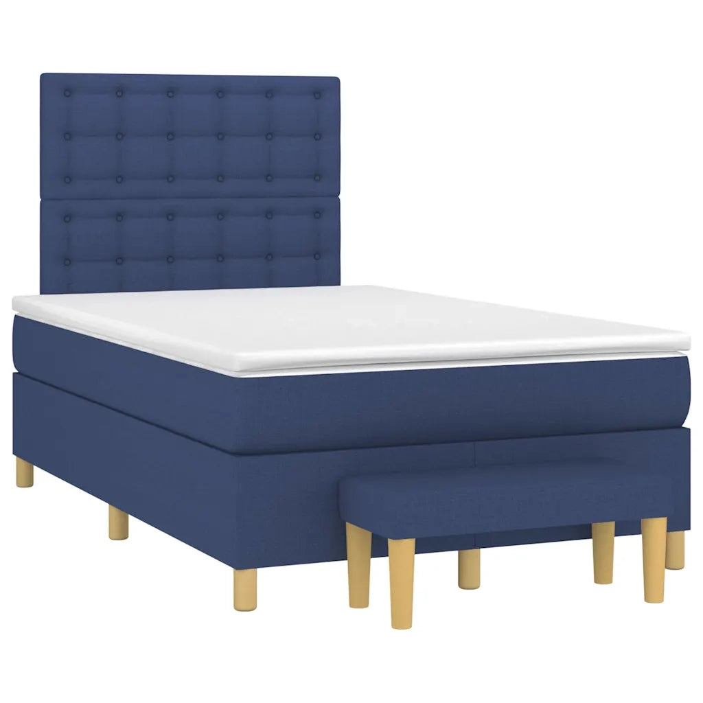 Giroletto a Molle con Materasso Blu 120x190 cm in Tessutocod mxl 115557