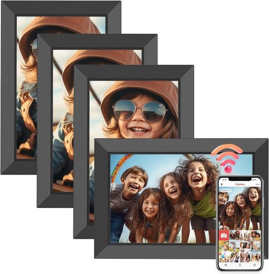 10.1 Pollici WiFi Fotolijst Digitale con Touchscreen 1280x800 HD e 32GB di Memoria